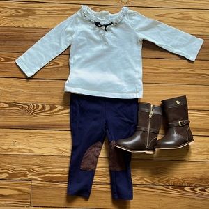 Janie and Jack - Equestrian Riding Outfit